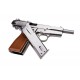WE Модель пистолета Browning Hi-Power, металл, серебристый